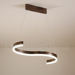 Dimmbare lineare Pendelleuchte mit Fernbedienung, modernes Design