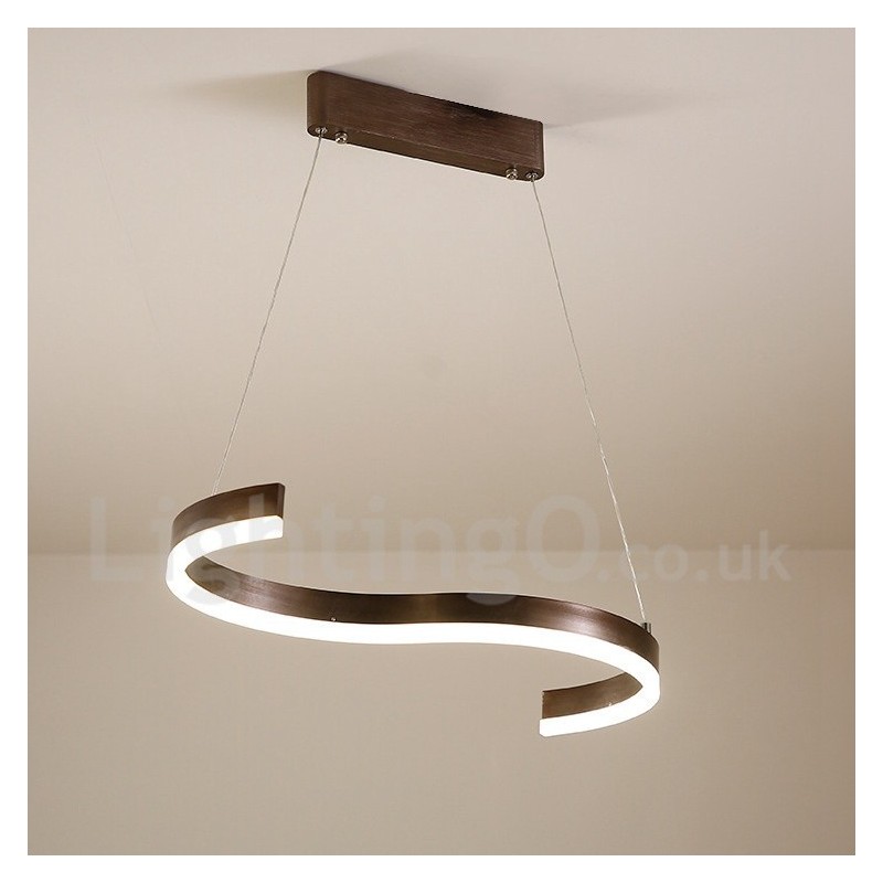 Dimmbare lineare Pendelleuchte mit Fernbedienung, modernes Design