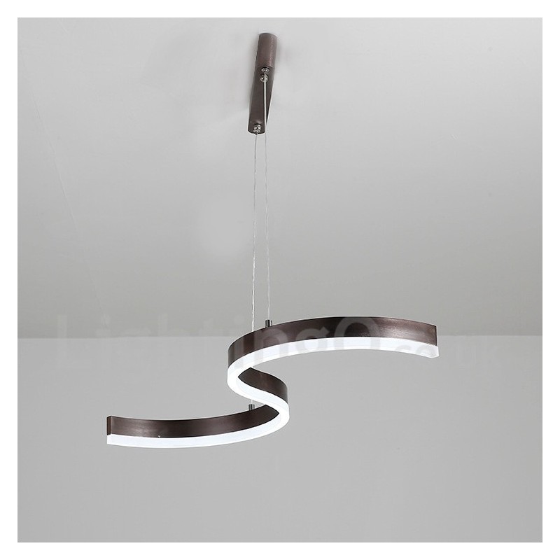 Dimmbare lineare Pendelleuchte mit Fernbedienung, modernes Design