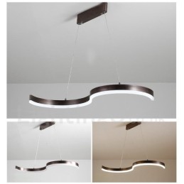 Dimmbare lineare Pendelleuchte mit Fernbedienung, modernes Design
