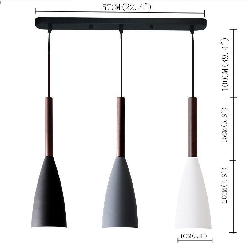 Modernes zeitgenössisches Macaron-Pendelleuchtendesign