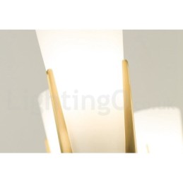 Retro Vintage Messing Kristalle Anhänger Kerze Kronleuchter mit Glasschirmen