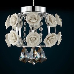 Kronleuchter Kristall Modern Zeitgenössisch Laterne Metall 1 Licht
