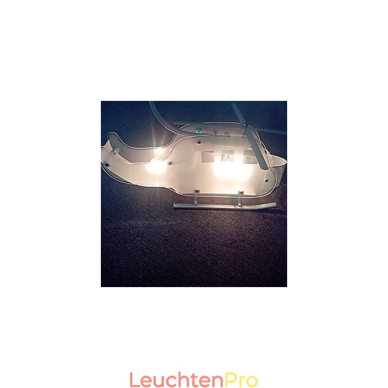 Einfache Kinderlampe Cartoon Glas Hubschrauberlampe