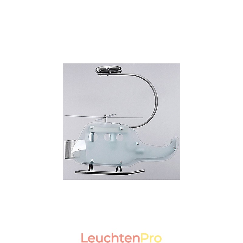 Einfache Kinderlampe Cartoon Glas Hubschrauberlampe