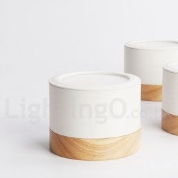 Holz Modernes Design Mini Deckenleuchte mit Acrylschirm Spezial für Auch als Wandleuchte verwendbar