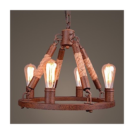 Vintage Seil Pendelleuchte Loft Kreative Industrielle Lampe Amerikanischen Stil Dekoration Vintage Seil Pendelleuchte Loft Kreative Industrielle Lampe Amerikanischen Stil Dekoration
