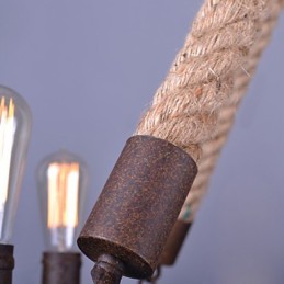 Vintage Seil Pendelleuchte Loft Kreative Industrielle Lampe Amerikanischen Stil Dekoration