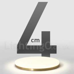 Ultradünne, runde, dimmbare Deckenleuchten aus Messing im modernen, zeitgenössischen nordischen Stil mit Acrylschirm, können auch als Wandleuchte verwendet werden