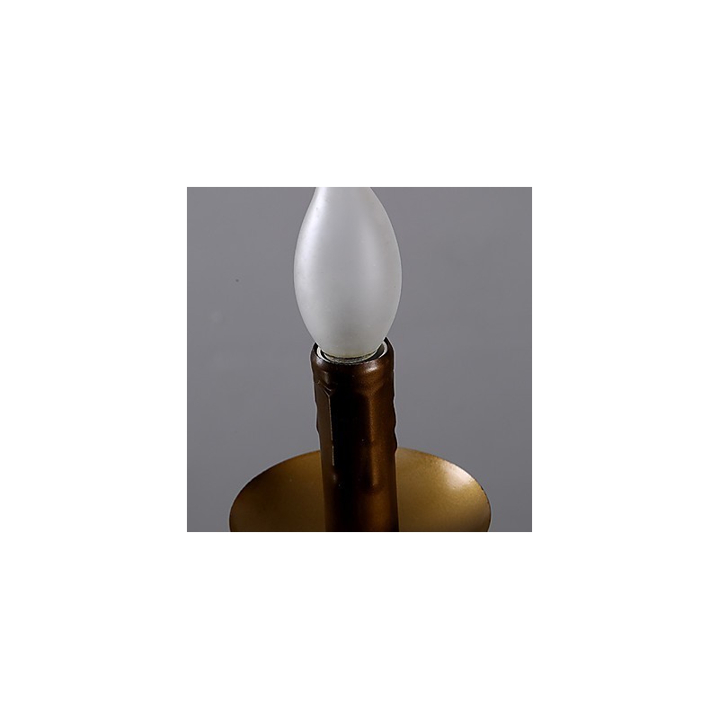 Retro 1 Lampe Hanfseil Kronleuchter Retro Landhausstil
