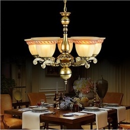 Kronleuchter Fünf Lichter Bronze Europäischen Retro Klassische
