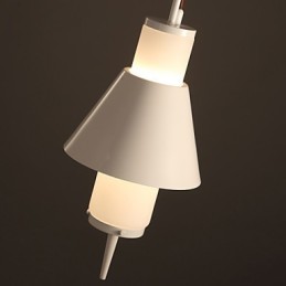 2-flammige Pendelleuchte im Mini-Stil, modern und zeitgenössisch, aus Metall