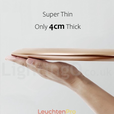 4 cm dicke, superdünne, dimmbare, moderne Deckenleuchten im zeitgenössischen nordischen Stil mit Acrylschirm und Fernbedienung, können auch als Wandleuchte verwendet werden 4 cm dicke, superdünne, dimmbare, moderne Deckenleuchten im zeitgenössischen nordischen Stil mit Acrylschirm und Fernbedienung, können auch als Wandleuchte verwendet werden