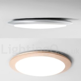 4 cm dicke, superdünne, dimmbare, moderne Deckenleuchten im zeitgenössischen nordischen Stil mit Acrylschirm und Fernbedienung, können auch als Wandleuchte verwendet werden