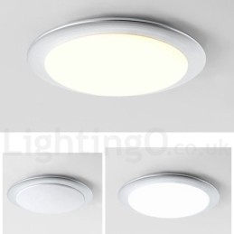 4 cm dicke, superdünne, dimmbare, moderne Deckenleuchten im zeitgenössischen nordischen Stil mit Acrylschirm und Fernbedienung, können auch als Wandleuchte verwendet werden