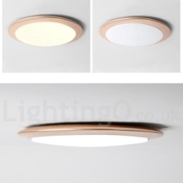 4 cm dicke, superdünne, dimmbare, moderne Deckenleuchten im zeitgenössischen nordischen Stil mit Acrylschirm und Fernbedienung, können auch als Wandleuchte verwendet werden