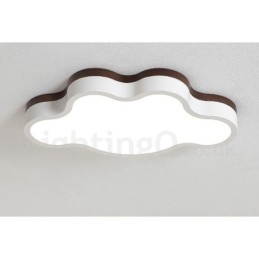 Retro Holz Stahl Flush Holz Licht Kinder Deckenleuchte