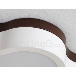 Retro Holz Stahl Flush Holz Licht Kinder Deckenleuchte