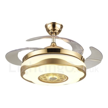 108 cm (42 Zoll) 91 cm (36 Zoll) Moderner zeitgenössischer Deckenventilator mit Fernbedienung, goldfarben, mit Acrylschirm, stummgeschaltetem Motor aus reinem Kupfer 108 cm (42 Zoll) 91 cm (36 Zoll) Moderner zeitgenössischer Deckenventilator mit Fernbedienung, goldfarben, mit Acrylschirm, stummgeschaltetem Motor aus reinem Kupfer