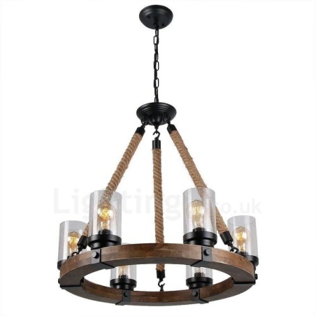 6 Licht Ring Vintage Holz Kronleuchter Industrielle Wind Loft Holz Linear Anhänger Beleuchtung 6 Licht Ring Vintage Holz Kronleuchter Industrielle Wind Loft Holz Linear Anhänger Beleuchtung