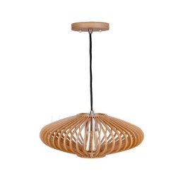 1 Licht Laterne Vintage Holz Kronleuchter Industrielle Wind Loft Holz Linear Anhänger Beleuchtung