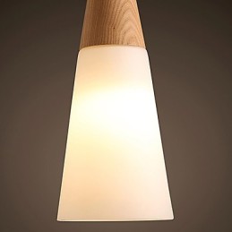 Kronleuchter Mini-Stil Modern Zeitgenössisch Holz Bambus