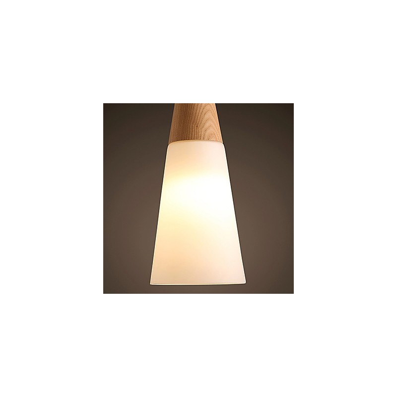 Kronleuchter Mini-Stil Modern Zeitgenössisch Holz Bambus