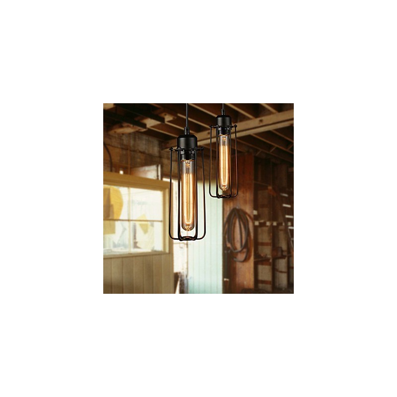 Kronleuchter Mini-Stil Rustikale Lodge Retro Metall 3 Licht Pendelleuchte