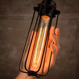 Kronleuchter Mini-Stil Rustikale Lodge Retro Metall 3 Licht Pendelleuchte