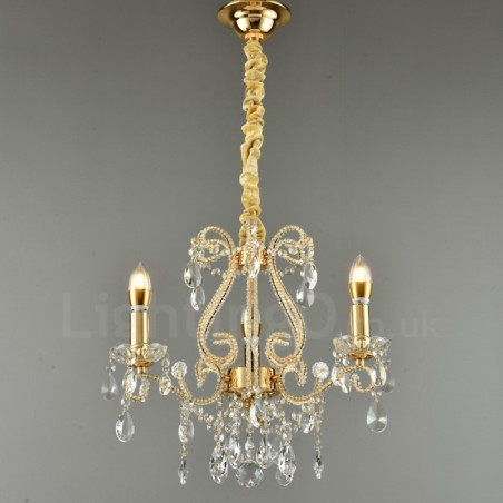 3 Licht Gold Silber Amerikanischen Stil Kristall Anhänger Kronleuchter Licht Shop 3 Licht Gold Silber Amerikanischen Stil Kristall Anhänger Kronleuchter Licht Shop