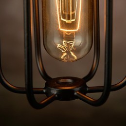Kronleuchter Mini-Stil Rustikale Lodge Retro Metall 3 Licht Pendelleuchte