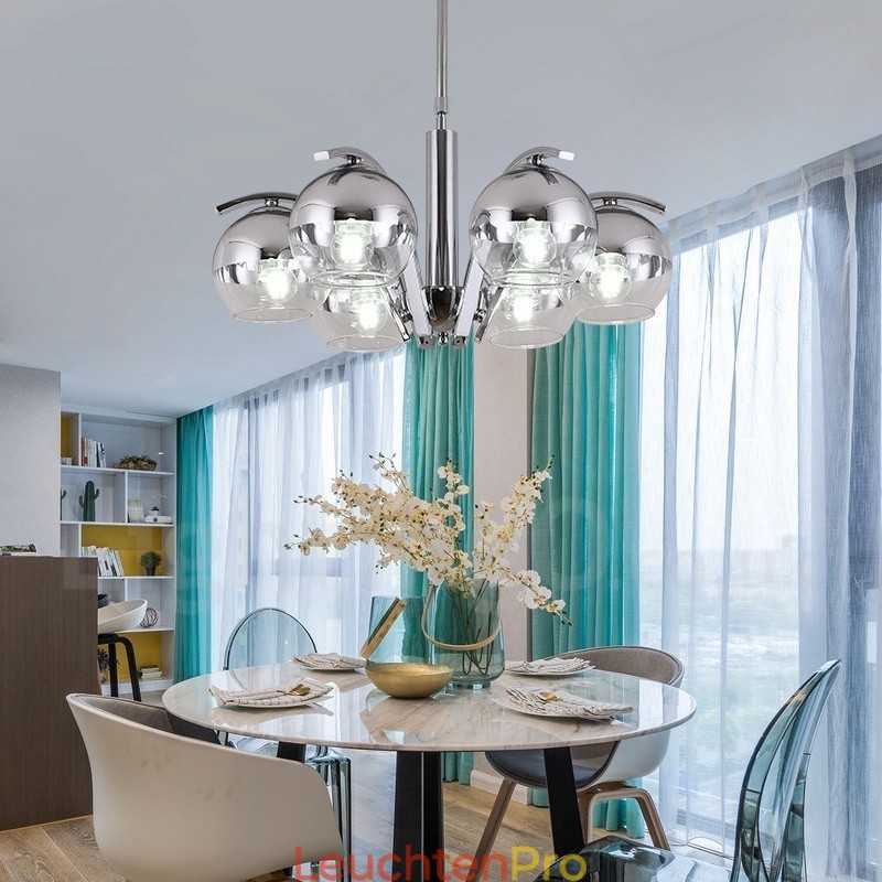 Nordischer Mode-Kronleuchter in Gold und Silber