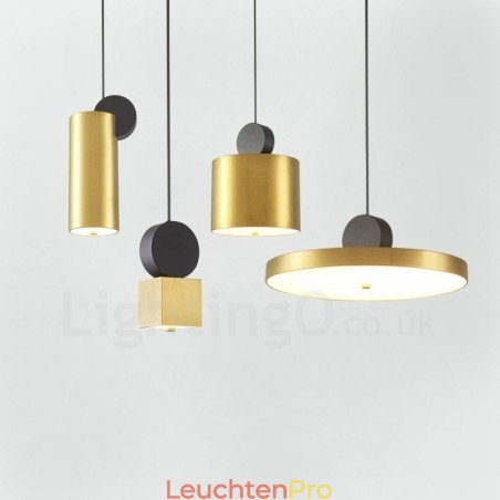 4 Stile Gold Schwarz Postmodern Pendelleuchte 4 Stile Gold Schwarz Postmodern Pendelleuchte