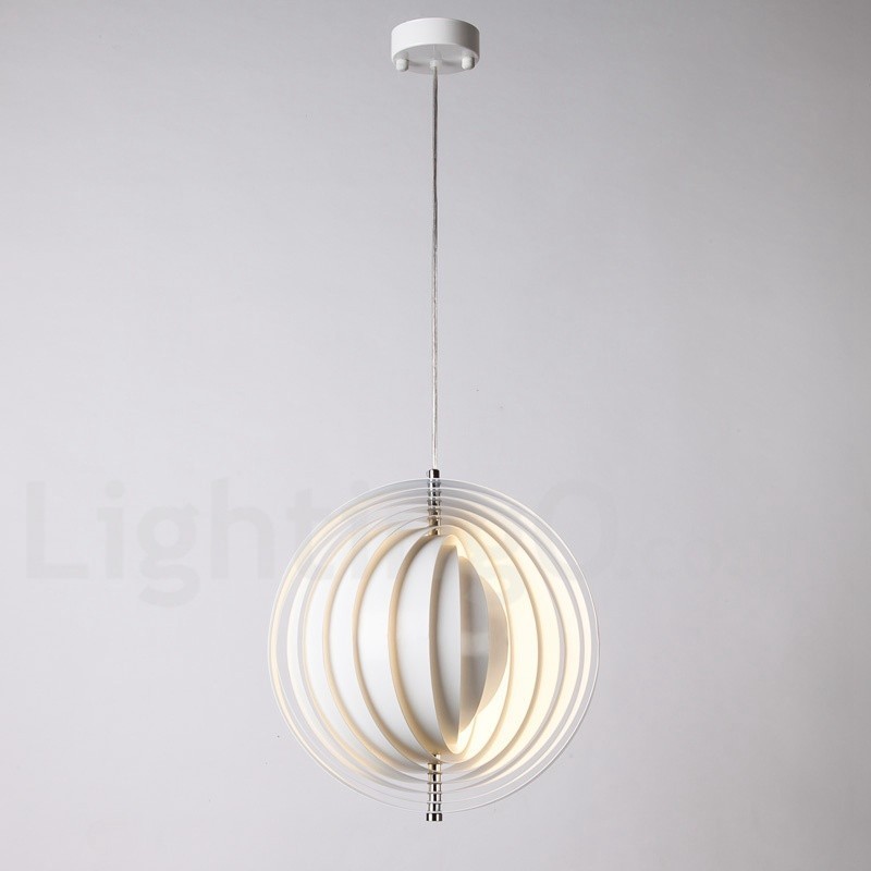Globe White Rotate Postmodern DIY Pendelleuchte