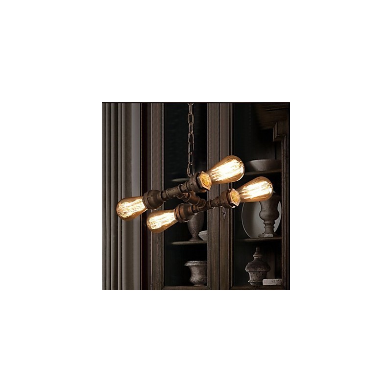 4 Licht Amerikanischen Industrielle Wasser Rohr Retro stil Wind