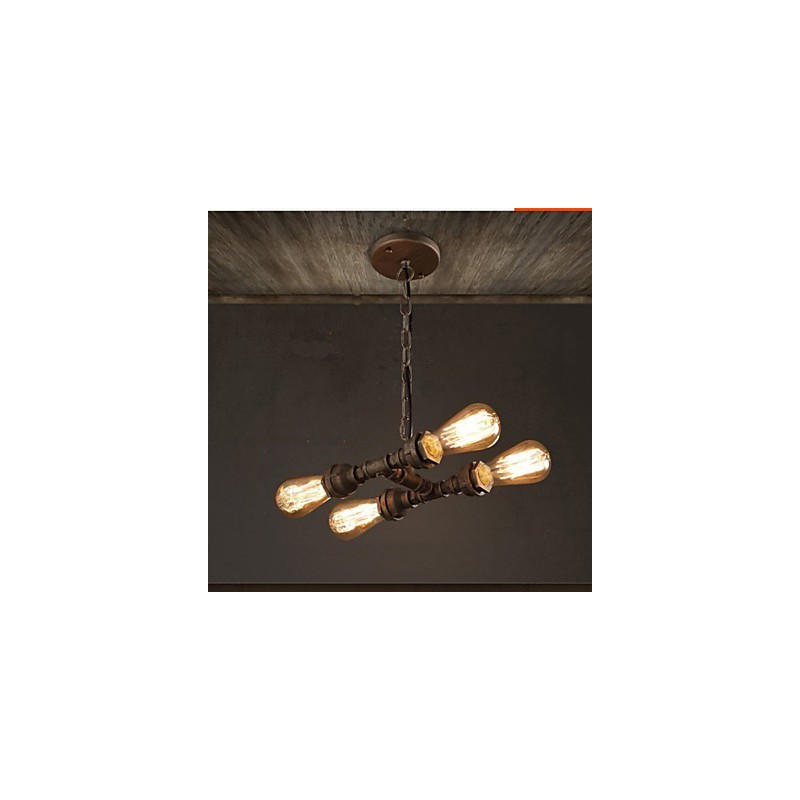 4 Licht Amerikanischen Industrielle Wasser Rohr Retro stil Wind