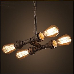 4 Licht Amerikanischen Industrielle Wasser Rohr Retro stil Wind