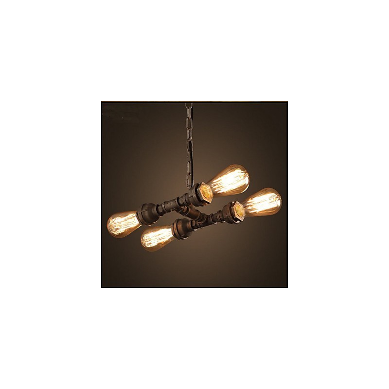 4 Licht Amerikanischen Industrielle Wasser Rohr Retro stil Wind