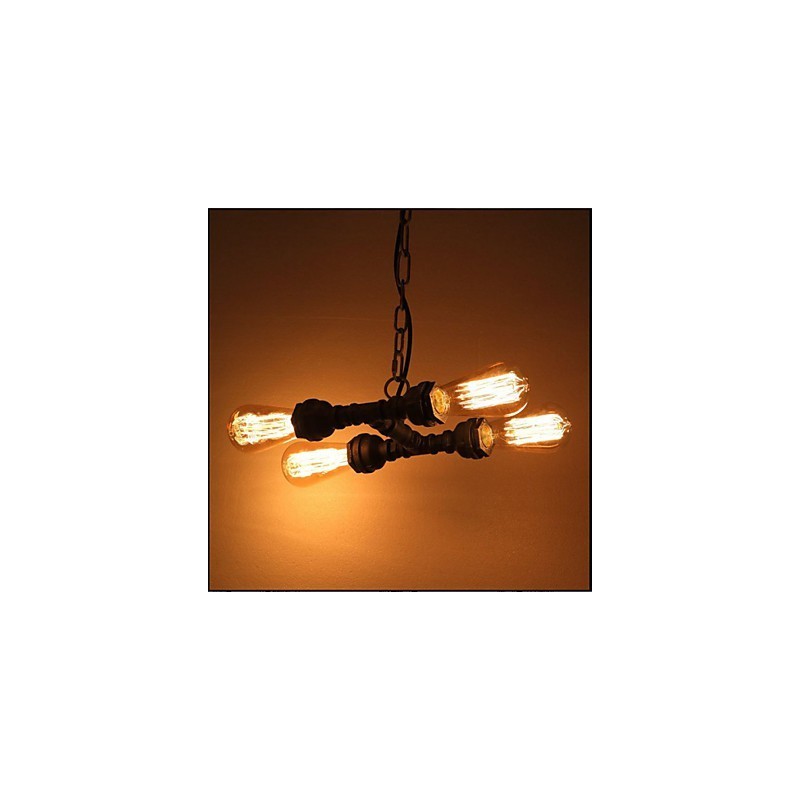 4 Licht Amerikanischen Industrielle Wasser Rohr Retro stil Wind