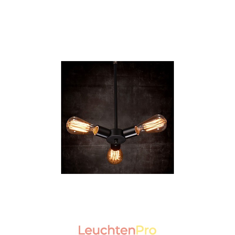 Pendelleuchte 3 Lichter Landhausstil Schmiedeeisen