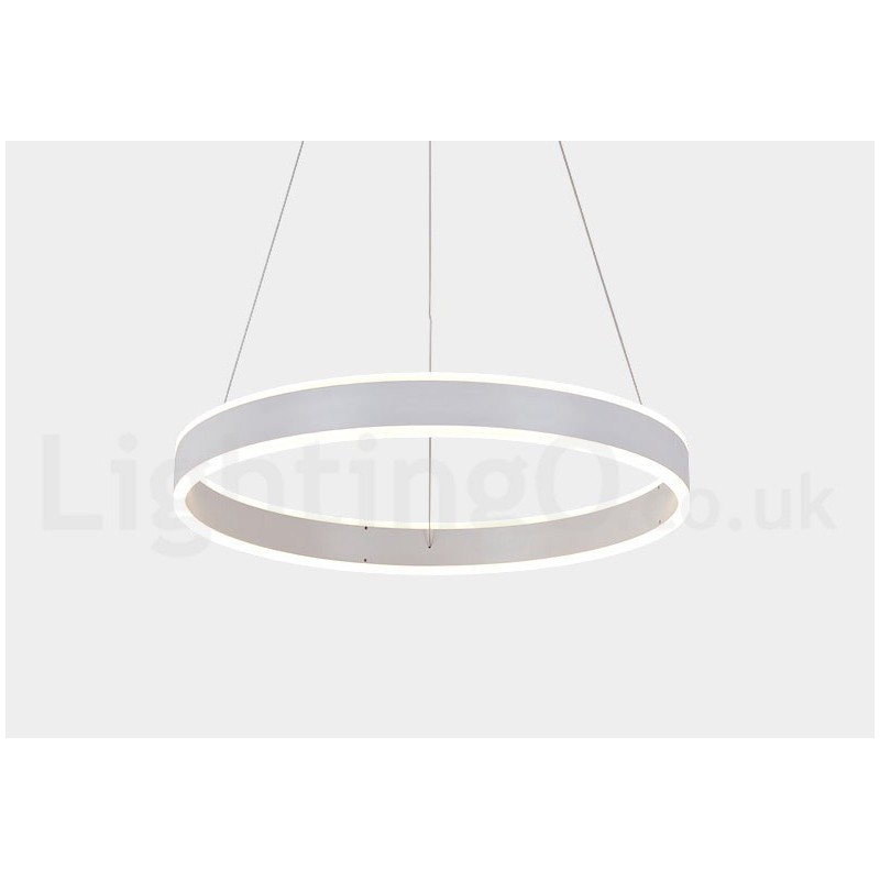 1 Ring Zwei Streifen Art Deco Pendelleuchte 60cm Pendelleuchte