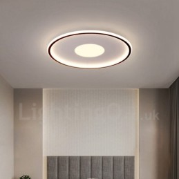 Ultradünne, dimmbare, moderne Deckenleuchten im zeitgenössischen nordischen Stil mit Fernbedienung, können auch als Wandleuchte verwendet werden