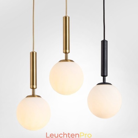 Moderne zeitgenössische Pendelleuchte mit Glasschirm Moderne zeitgenössische Pendelleuchte mit Glasschirm