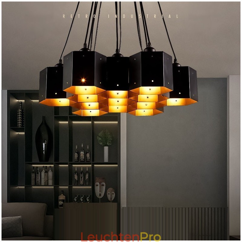 Pendelleuchte im Loft-Industriestil