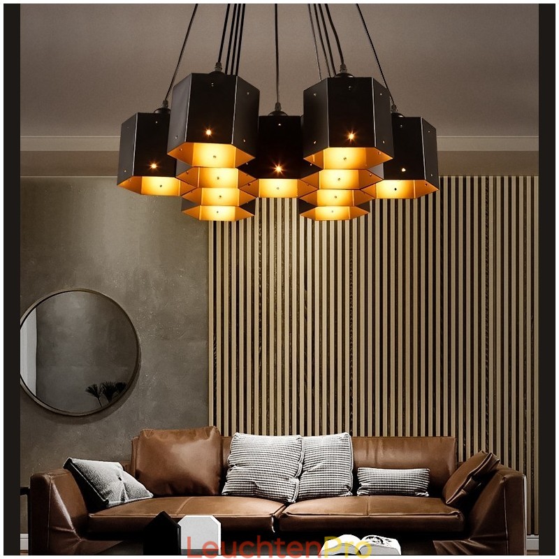 Pendelleuchte im Loft-Industriestil