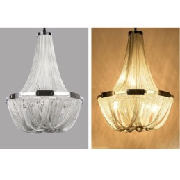 Quasten Kronleuchter Designer Pendelleuchte Silber Gold Farbe