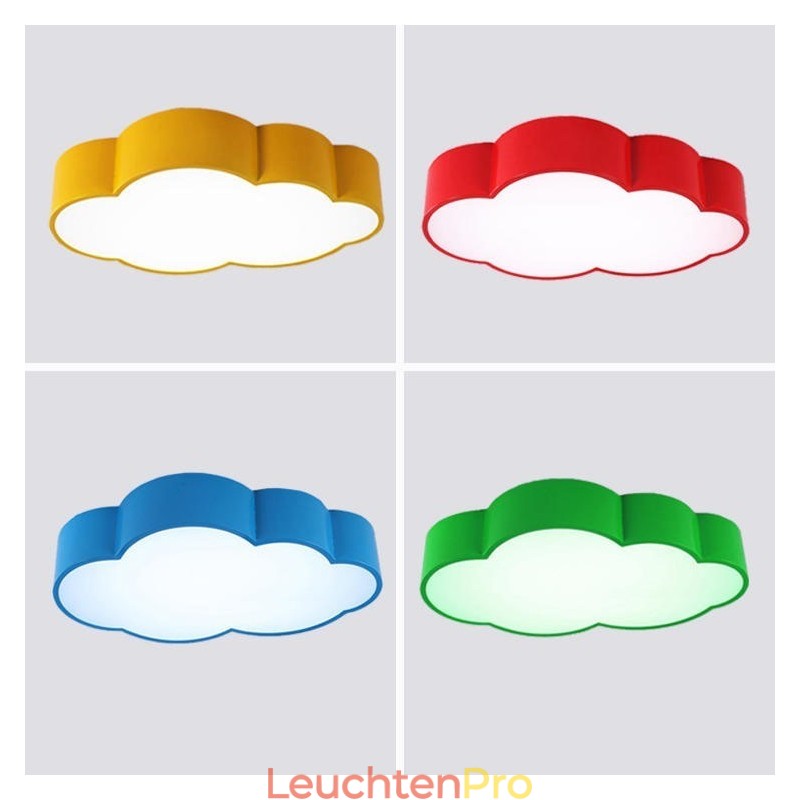 Macaron Multi Color Cloud Moderne Deckenleuchten im nordischen Stil mit Acrylschirm