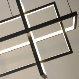 Dimmbare Pendelleuchte Modernes Design Vier Rechtecke