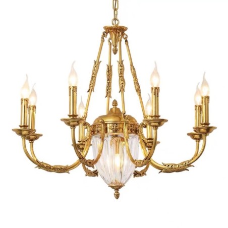 Luxus Französisch Alle Kupfer Kristall Kronleuchter Lampe Esszimmer leuchte Kronleuchter Luxus Französisch Alle Kupfer Kristall Kronleuchter Lampe Esszimmer leuchte Kronleuchter