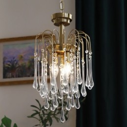 Kronleuchter aus Wassertropfenglas